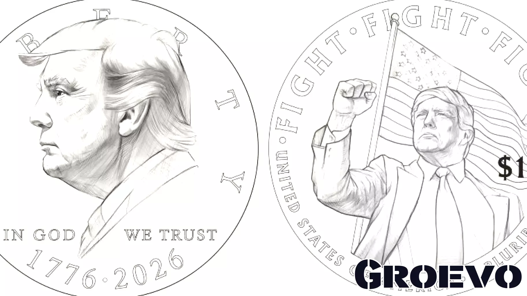 Commemorative $1 Coin Featuring Trump Planned for America's 250th Anniversary