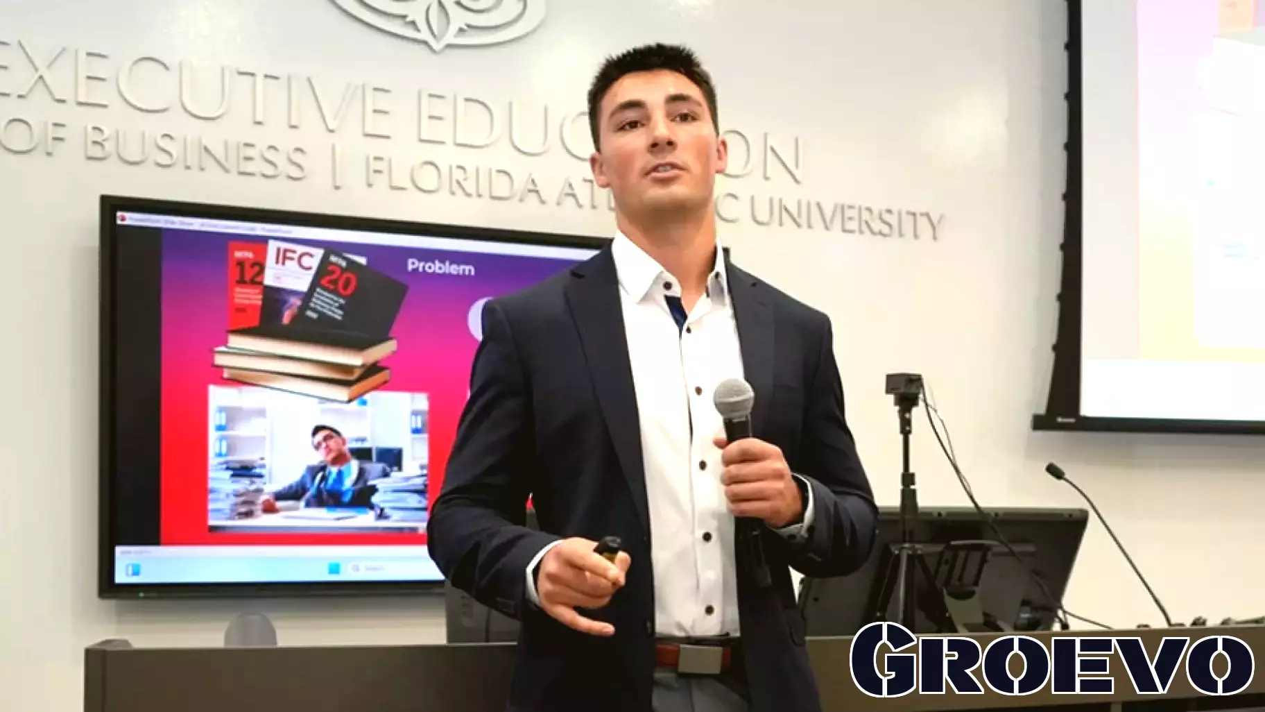 Mechanical Engineering Student Triumphs in Business Pitch Competition with AI Fire Code System